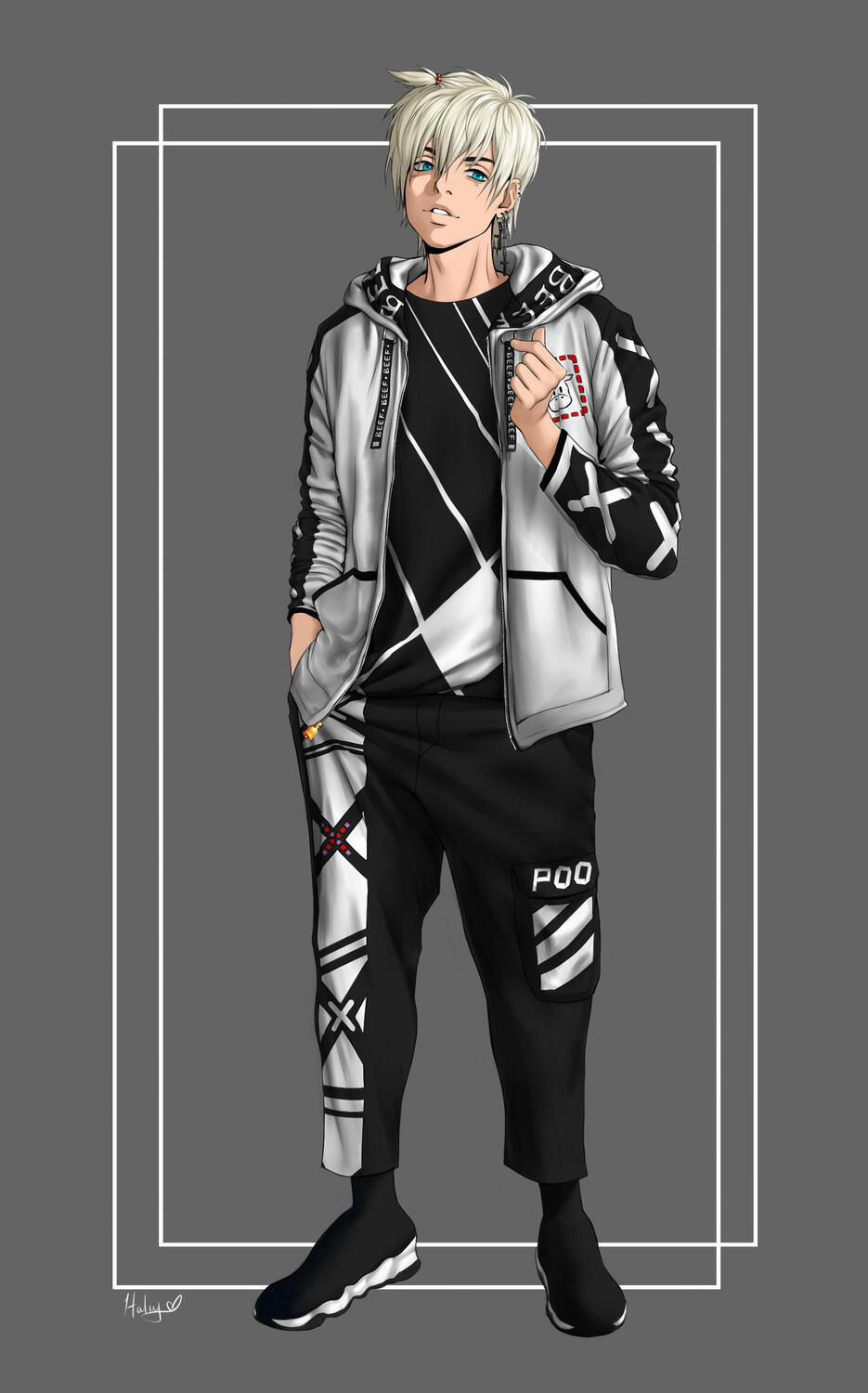 Guy In Tokyo Streetwear Colored