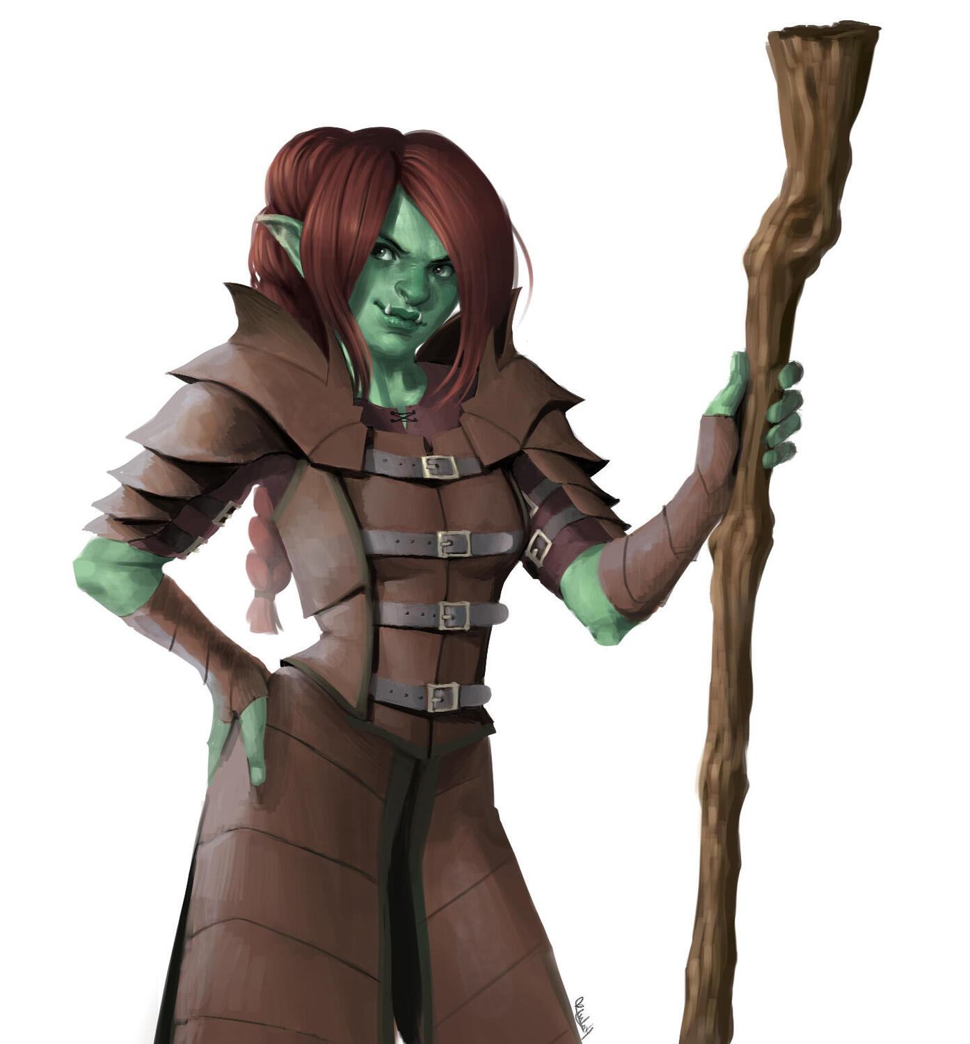 Orc Mage Colored Orc Mage Colored