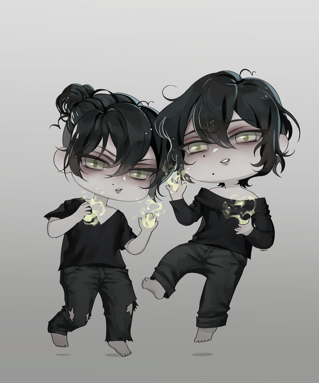 Two Friends Chibified