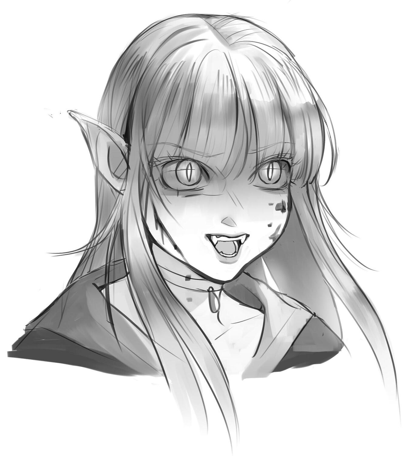 Elf Girl Sketch Elf Girl Sketch
